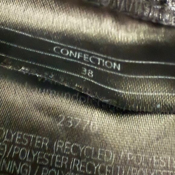 Baum Und Pferdgarten Black Faux Leather Checkered Pants Size 38 (US 8) Recycled - Picture 7 of 15